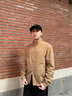 Scofield男裝25年春季新款時(shí)尚通勤商務(wù)休閑長袖外套簡約男士夾克 卡其色 L 175 曬單實(shí)拍圖