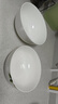 匯格一級骨瓷碗碟組合飯碗面碗湯碗沙拉碗加深陶瓷家用面條碗米飯碗 7英寸面碗1只【白玉蘭】 曬單實拍圖
