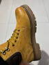 駱駝（CAMEL）休閑增高厚底戶(hù)外工裝男士大黃靴 G13W076024R 沙漠黃/咖啡 44 曬單實(shí)拍圖