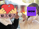SNIDEL秋冬時尚圍脖鴨絨泡芙羽絨服面包服外套SWFC244307 奶油白 M （1） 曬單實拍圖