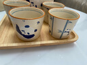摩登主婦mototo熊貓陶瓷小茶杯功夫主人杯喝茶杯子品茗杯茶具套裝 熊貓品茗杯六個(gè)裝（200ml）+托盤(pán) 產(chǎn)品規格見(jiàn)圖二 曬單實(shí)拍圖