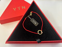 YIN 「迎」系列莫比烏斯環(huán)紅石榴項鏈18K金項鏈吊墜 紅寶石珠寶禮物 紅尖晶寶石項鏈 曬單實(shí)拍圖