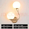 壁燈創(chuàng)意led臥室床頭燈現(xiàn)代簡(jiǎn)約客廳背景墻酒店過(guò)道樓梯陽(yáng)臺(tái)燈具 925金右+24瓦三色燈泡 曬單實(shí)拍圖