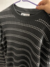 杰克·瓊斯（JACK&JONES）男裝秋冬男士毛衣肌理感條紋織花基礎(chǔ)套頭長袖針織衫寬松打底衫男 鍛鋼灰E39 鍛鋼灰E39 M 175 曬單實(shí)拍圖