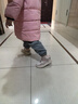 多妙屋女童褲子秋冬兒童運動(dòng)褲中大童加絨加厚衛褲洋氣81941麻灰120 曬單實(shí)拍圖