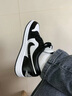 耐克NIKE休閑鞋男女熊貓AJ 1喬丹JORDAN 1運(yùn)動(dòng)鞋DC0774-101黑白43 曬單實(shí)拍圖