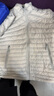 迪卡儂（DECATHLON）短款羽絨服輕薄薄外套戶(hù)外運動(dòng)保暖內膽排骨羽絨服TREK100 男款-冰川灰-立領(lǐng) XL 曬單實(shí)拍圖