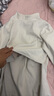 蜜后產(chǎn)后哺乳秋衣半高領(lǐng)喂奶衣加絨保暖內(nèi)衣德絨產(chǎn)婦打底衣衫上衣冬季 【上衣】奶白色 L（適合110-125斤左右） 曬單實拍圖