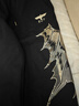 BOY LONDON長(cháng)褲燙金翅膀印花潮牌痞帥炸街束腳褲N15070 黑色 M 曬單實(shí)拍圖