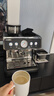 Barsetto/百勝圖【政府補貼】二代雙加熱咖啡機家用小型意式全半自動(dòng)現磨打奶泡研磨一體機 磨砂黑 曬單實(shí)拍圖