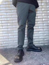森馬男鞋夏季商務(wù)休閑正裝黑色皮鞋男士復古真皮厚底內增高大頭德比鞋 黑色 42 曬單實(shí)拍圖