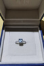 IL&CO尤珂 「海鹽方糖」天然海藍寶戒指女18K鉆石生日情人節禮物送女友 0.6克拉 13號 曬單實(shí)拍圖