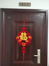 新居喬遷之喜裝飾掛件福字門(mén)貼入戶(hù)門(mén)中國(guó)結(jié)掛飾客廳高檔搬家禮物 【福字平安】1件裝 成品發(fā)貨【送掛鉤】 曬單實(shí)拍圖