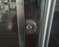 玥瑪玻璃門(mén)鎖雙開(kāi)門(mén)免開(kāi)孔推拉單門(mén)鎖不銹鋼商鋪辦公室平移門(mén)鎖玻璃鎖 735-828月牙C芯 單開(kāi) 曬單實(shí)拍圖