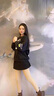 艾帛麗新款秋冬純棉衛衣打底神器下擺遮屁股女小屁簾子內搭疊穿半身裙春 黑色 常規 M 【參考80~125斤】 曬單實(shí)拍圖