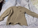 童泰（TONGTAI）寶寶打底衫春秋嬰兒衣服男女童休閑外出T恤兒童高領(lǐng)翻領(lǐng)上衣 駝色 100 cm 曬單實(shí)拍圖