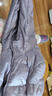 鴨鴨（YAYA）【反季】羽絨服女時(shí)尚休閑短款厚款小個(gè)子寬松休閑連帽保暖外套KL 炭黑色 M /160 曬單實(shí)拍圖