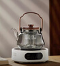 美斯尼電陶爐煮茶玻璃茶壺泡茶器家用辦公圍爐煮茶加熱燒水保溫底座 鴻運電陶爐 典雅白 曬單實拍圖