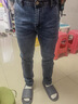 AEMAPE/美國蘋果 高端刺繡牛仔褲男夏季新款修身小腳褲休閑長褲子男士 815藍灰色 32 【腰圍2尺5/建議136-145斤】 曬單實拍圖