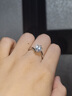 DRAGBOLL鉆戒一克拉人工培育鉆石訂婚求婚送女友生日七夕情人節(jié)禮物 D色 VS2-1克拉 Pt950鉑金鉆戒（指圈號(hào)詢(xún)客服） 曬單實(shí)拍圖