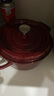 LIDEER COOKWARE經(jīng)典燉琺瑯鍋煲湯鍋燉鍋鑄鐵鍋微壓鍋鎖水湯鍋燉盅家用喬遷禮物 高光紅22cm【高光高透釉料】 22cm 曬單實拍圖