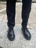 看步男鞋Dean系帶商務(wù)休閑英倫風(fēng)樂福鞋男士新款一腳蹬時(shí)尚正裝真皮皮 黑色001 42 曬單實(shí)拍圖