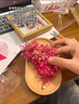 喜博兔我愛(ài)你愛(ài)心相框手工DIY永生花情人節禮物520送男友女朋友表白創(chuàng  )意 原木色中空相框+永生花材料包 曬單實(shí)拍圖