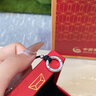 中國黃金（CHINA GOLD）999足銀平安扣吊墜好運福氣項鏈情侶款七夕生日禮物女送女友男友 平安扣項鏈【黑繩-情侶款】 曬單實拍圖
