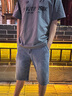 增致牛仔（ZENGZHI）2025夏季薄款牛仔短褲男時尚百搭休閑中褲寬松直筒五分褲子男褲 曬單實拍圖