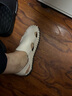 西域駱駝（VANCAMEL）男士真皮涼鞋男款夏季男鞋子男生外穿包頭涼拖鞋男2024新款沙灘鞋 米白色-收藏優(yōu)先發(fā)貨 39 曬單實(shí)拍圖
