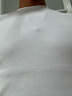 古德羅 GUDEILUO半袖男士T恤短袖修身打底衫純棉彈力韓版純色緊身體恤圓領(lǐng)t恤男潮 白色 XL (128斤以?xún)? 曬單實(shí)拍圖