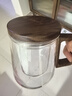 三旬無爭玻璃茶杯泡茶杯茶水分離喝茶水杯帶蓋過濾辦公室杯子高檔 無爭（透明）玻璃茶杯【胡桃木】 曬單實(shí)拍圖