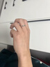 柚霓S999純銀痞帥戒指男士復古高級感足銀開(kāi)口戒子小眾設計足銀戒指環(huán) 自律戒指YS26-白粉禮盒 曬單實(shí)拍圖