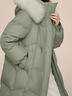 波司登反季冬季羽絨服女款中長款脫卸帽大毛領新國標商場同款外套 曬單實拍圖