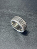 KZD999純銀足銀云螭夔龍紋戒指男閉口青銅器指環(huán)原創(chuàng  )中國風(fēng)感 夔龍紋戒指同款 美碼9號同款 曬單實(shí)拍圖