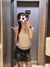 FOX.G裙子女半身裙短裙牛仔裙夏季2025新款包臂裙女裝女裙a字裙半裙 防走光包臀牛仔短裙 L 【建議110-120斤】 曬單實(shí)拍圖