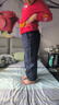 左西童裝男童運動(dòng)褲春秋款兒童秋裝洋氣褲子2025新款男孩帥氣長(cháng)褲 藏青色 【不易起球】 150 建議身高150cm左右 曬單實(shí)拍圖