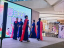 走秀旗袍高端2025年新款藍(lán)色氣質(zhì)優(yōu)雅年輕款表演長(zhǎng)款魚尾禮儀演出 藍(lán)色 2XL 曬單實(shí)拍圖