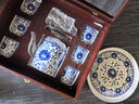 古笙記 釉下彩青花瓷提梁壺茶具套裝景德鎮(zhèn)陶瓷整套中式泡茶壺茶杯茶盤 【青花纏枝蓮】禮盒包裝 曬單實(shí)拍圖
