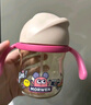 babycare學飲吸管杯杯寶寶水杯重力球防漏水兒童水杯6-12個月嬰兒1-3歲 【雙杯蓋- PPSU】萊莎粉 曬單實拍圖