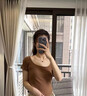 貓人睡衣女冰絲夏季自帶胸墊吊帶背心短褲套裝休閑外穿家居服長褲 （吊帶+短褲）焦糖色 L 【建議重100-120斤】 曬單實拍圖