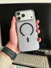 猩球衛士高級感防指紋適用Apple/蘋(píng)果iPhone17ProMax磁吸瓦楞手機殼超薄行李箱條紋保護套磨砂外殼黑 曬單實(shí)拍圖