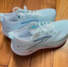 布魯克斯（BROOKS）Glycerin 甘油22女子舒適緩震跑鞋 白/帽貝藍/鮮藍 38.5 曬單實(shí)拍圖