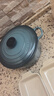 酷彩（Le Creuset）進(jìn)口琺瑯鍋鑄鐵22/24/26cm圓形鍋湯鍋燜蒸燉煮鍋燉鍋煲湯微壓鍋 【3-5口之家】海藍(lán)色 24cm 曬單實(shí)拍圖