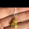 萃華金店5G足金999車花羽毛紋黃金耳飾女士耳環(huán)送媽媽老婆520生日禮物 【車花羽毛耳環(huán)】金重約1.4g【京倉(cāng)速達(dá)】 曬單實(shí)拍圖