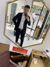 2025新款小西裝男韓版修身休閑西服潮流青年商務(wù)黑色短款西裝外套 主圖款-6172 S -46【體重85-95斤】 曬單實(shí)拍圖