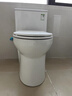 惠達（HUIDA）小戶型馬桶家用大沖力虹吸式衛(wèi)生間節(jié)水防臭靜音坐便器6379N 1級水效 納米釉面 HDC6379N連體 400MM 曬單實拍圖