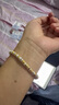 中國黃金（CHINA GOLD）有金有銀盤纏金足銀手鏈女足金手繩七夕情人節(jié)禮物送女朋友老婆 金銀盤纏手鏈 約11.3g 曬單實拍圖