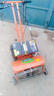 豫滎致富電動(dòng)除草機家用小型微耕機開(kāi)溝翻地耕地一體家用充電農用割草機 雙輪全方位機寬44厘米刀片37厘米 曬單實(shí)拍圖
