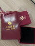 中國黃金（CHINA GOLD）銀戒指男女款光面活口推拉銀戒足銀戒指情侶款生日禮物七夕節 光面銀戒指+品牌禮盒 曬單實(shí)拍圖